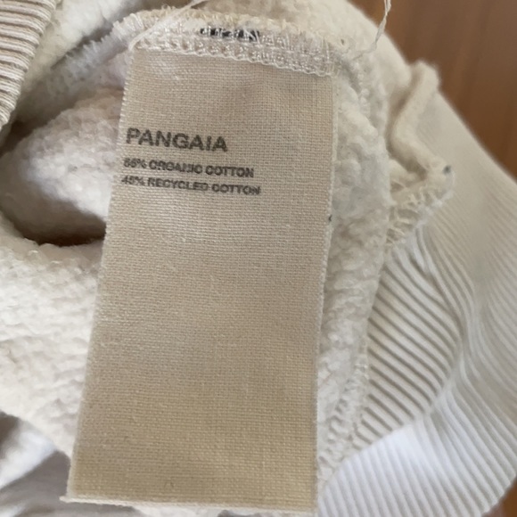 Pangaia Recycled Cotton Crewneck Sweatshirt - Off White - XS - Picture 6 of 8